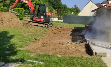 Aménagement paysager d'une terrasse de maison, Crépy-en-Valois, ANTOINE MIRET