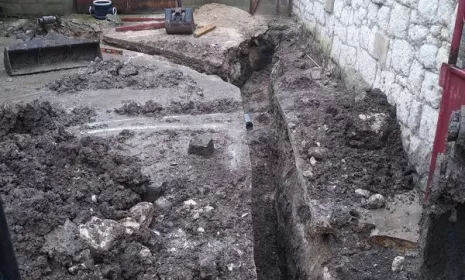 Réalisation de travaux d'assainissement, Crépy-en-Valois, ANTOINE MIRET