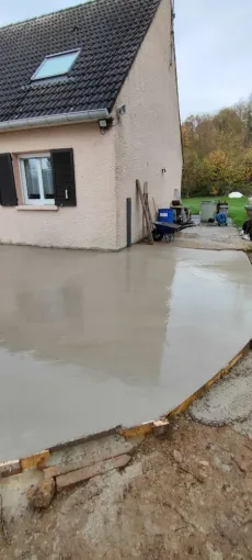 Entreprise pour réalisation de dalle béton à compiegne, Crépy-en-Valois, ANTOINE MIRET