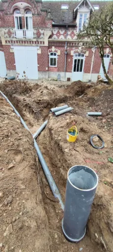 Devis pour assainissement à Mareuil-sur-Ourcq, Crépy-en-Valois, ANTOINE MIRET