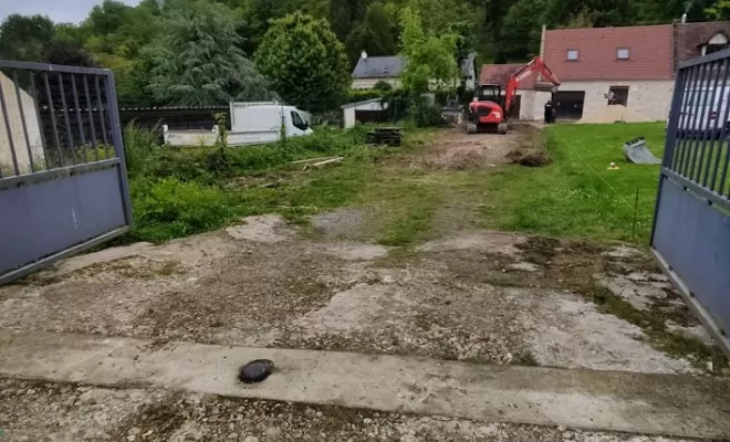 Réalisation d'un chemin d'accès et d'un parking a compiègne, Crépy-en-Valois, ANTOINE MIRET