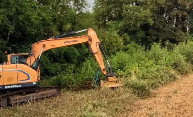 Broyage forestier Compiègne, Crépy-en-Valois, ANTOINE MIRET