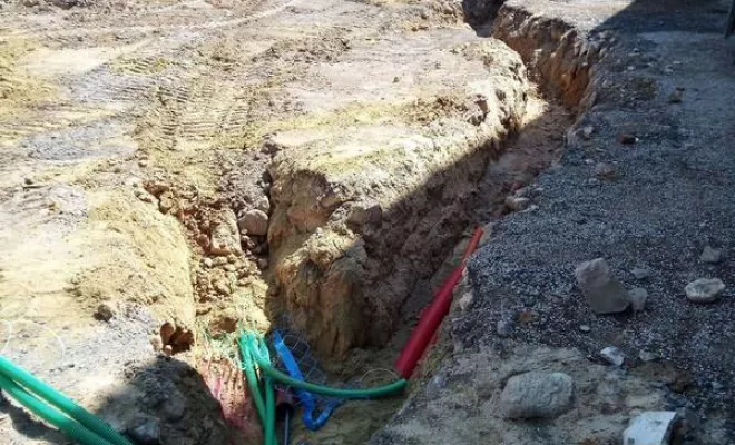 Réalisation de travaux d'assainissement, Crépy-en-Valois, ANTOINE MIRET